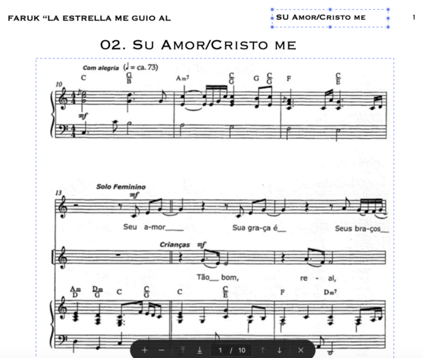 Musical "FARUK -La Estrella Me Guio Al Rey"-Partitura - Imagen 3