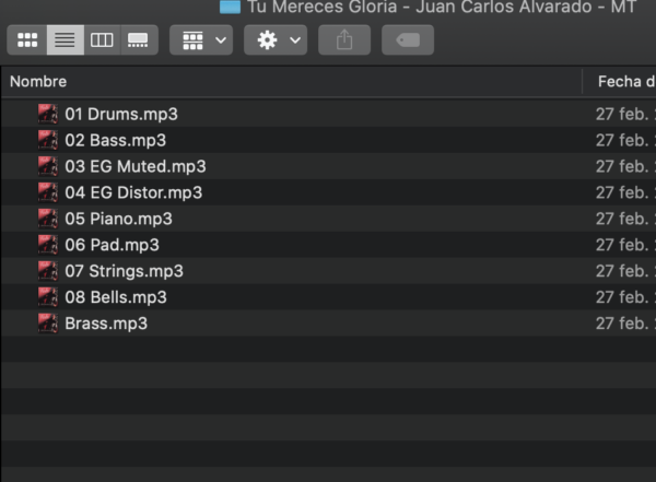 Multitracks - Tu Mereces Gloria - Juan Carlos Alvarado - Imagen 2