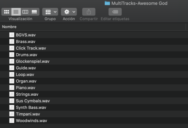Multitracks  -  AWESOME GOD (Worship Forever 2021) - Michael W. Smith - Imagen 2