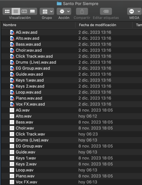 Multitracks   - Santo por siempre  en ( F ) Bpm 70 - ingles - Adoración La IBI - original en (G) - Imagen 2