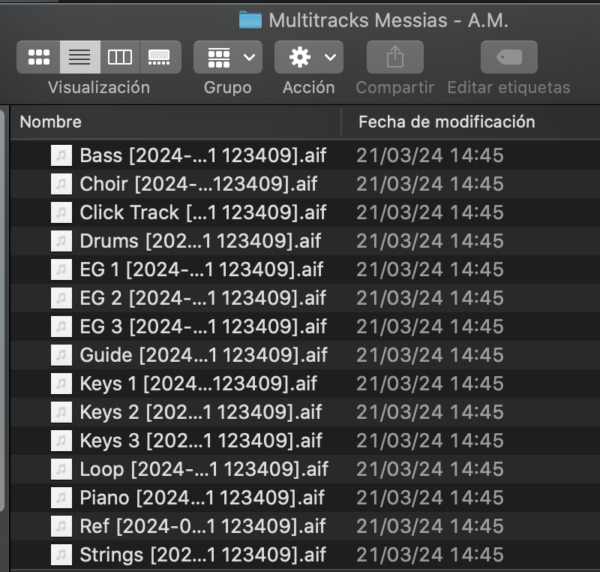 Multitracks   - Grande Como El Cielo - Su Presencia - Imagen 2
