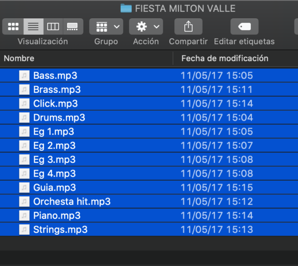 Multitracks   - Popurrí Fiesta - Milton Valle - Imagen 2
