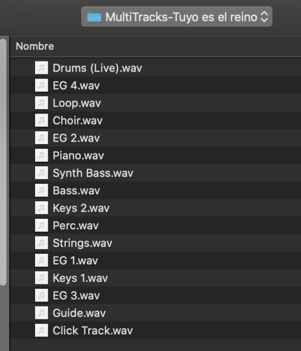 Multitracks - Tuyo Es El Reino - Averly Morillo ft Yesenia Then - Tono:  G  BPM:  68 - Imagen 2