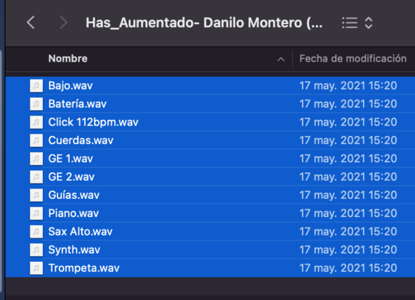 Multitracks-Has aumentado -  Danilo Montero - Tono: Em BPM: 112 - Imagen 2