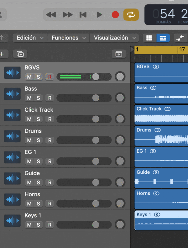 Multitracks- LOS MUROS CAERÁN " Album Proezas - Miel San Marcos - Imagen 2