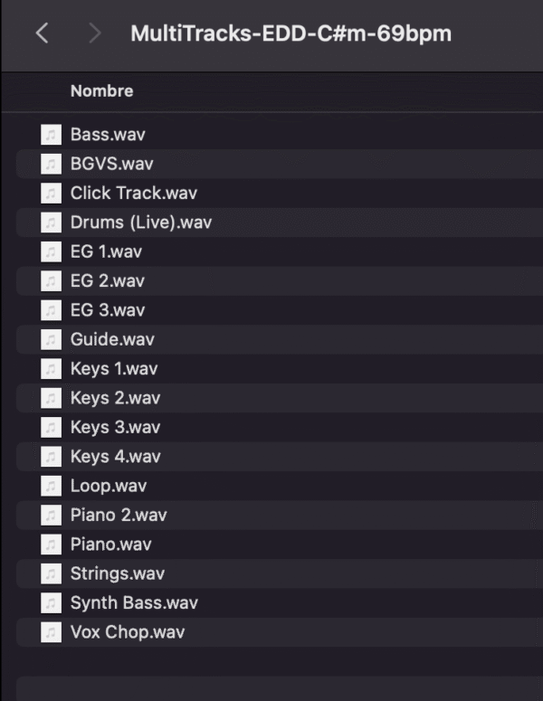 Multitracks- Espíritu de Dios Llena mi Vida - Ungidos Worship-C#m - 69 Bpm - Imagen 2